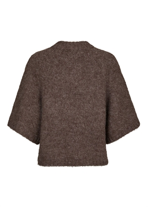 Benuta fluffy knit cardigan Light Brown Neo Noir 